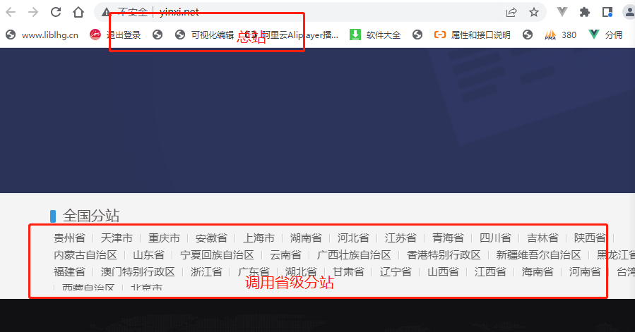 【武汉】巅云门户版V8新增企业网站也支持多城城市分站系统按省-市多级自动调用模块